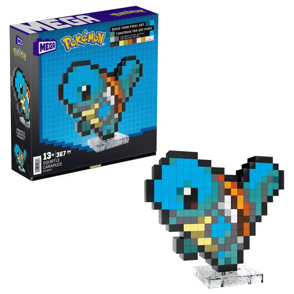 Pokémon MEGA Construction Set Squirtle Pixel Art stavebnice fotografii produktu