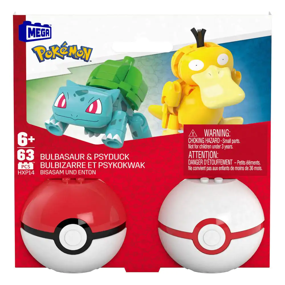 Pokémon MEGA stavebnice Poké Ball Collection: Bulbasaur & Psyduck fotografii produktu