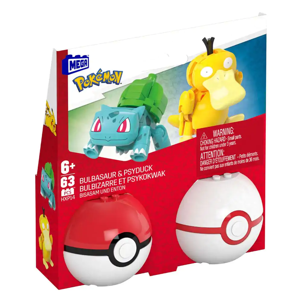 Pokémon MEGA stavebnice Poké Ball Collection: Bulbasaur & Psyduck fotografii produktu