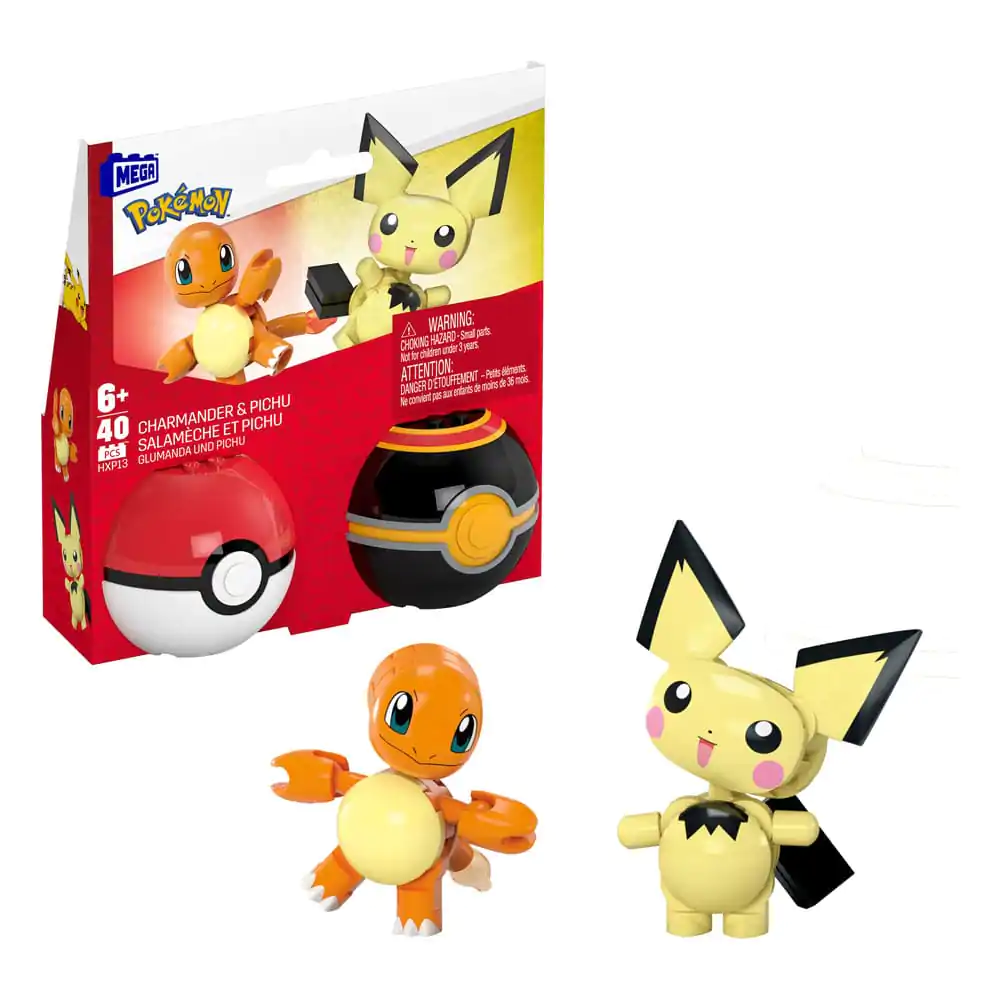 Pokémon MEGA stavebnice Poké Ball Collection: Charmander & Pichu fotografii produktu