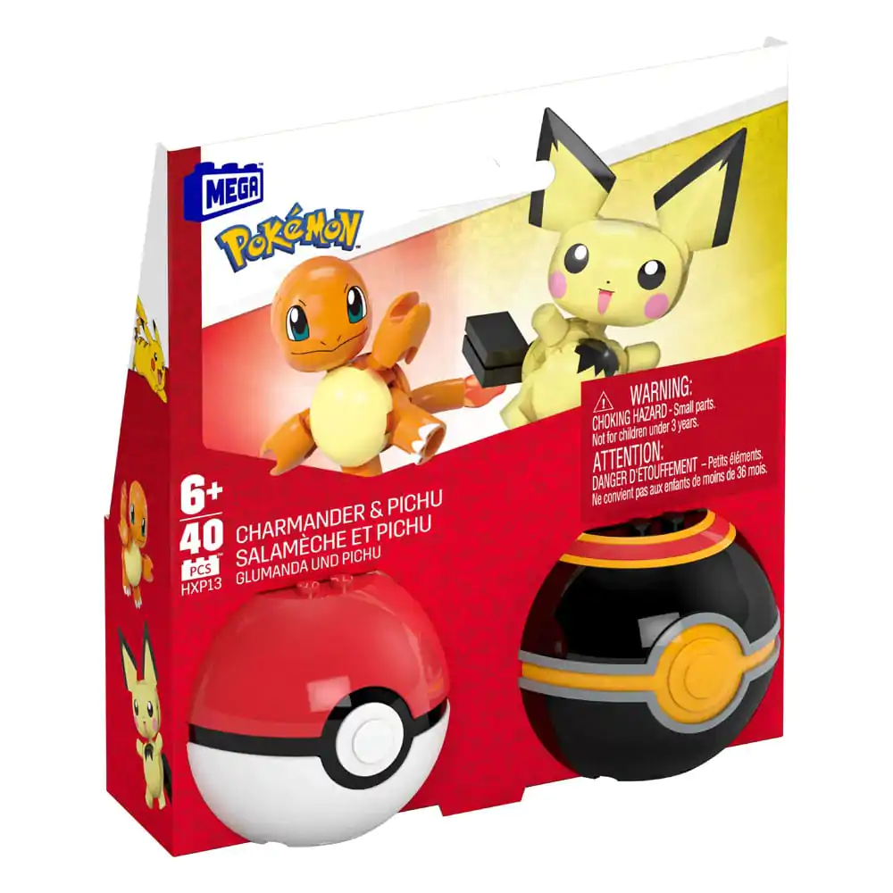 Pokémon MEGA stavebnice Poké Ball Collection: Charmander & Pichu fotografii produktu