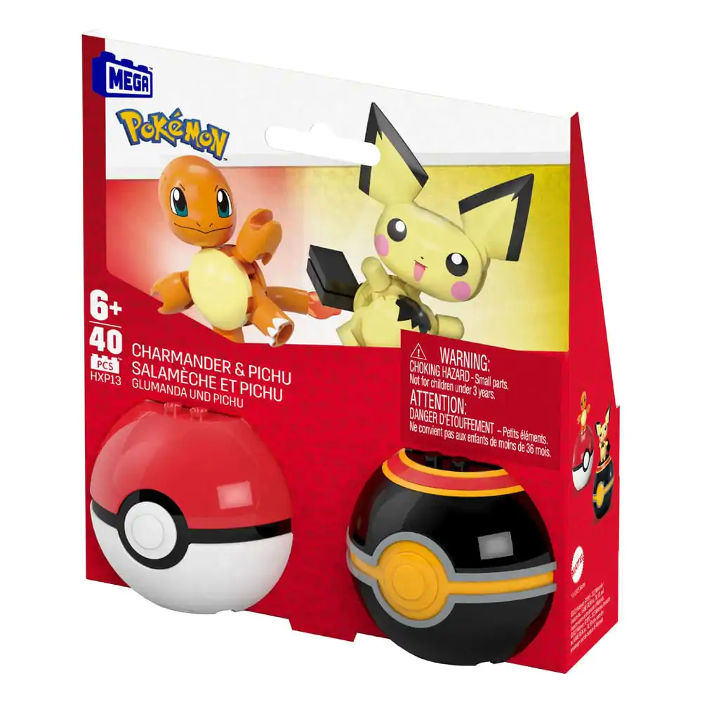 Pokémon MEGA stavebnice Poké Ball Collection: Charmander & Pichu fotografii produktu