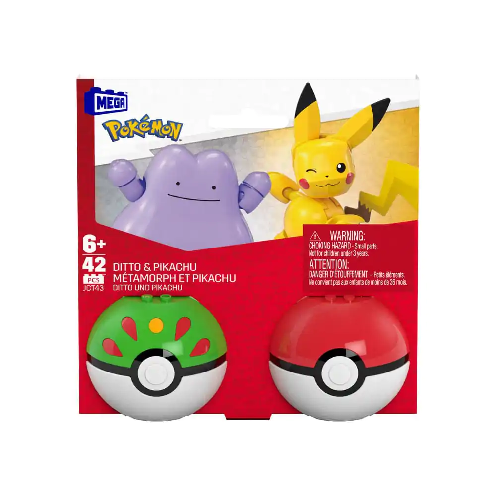 Pokémon MEGA stavebnice Poké Ball kolekce: Pikachu & Ditto fotografii produktu