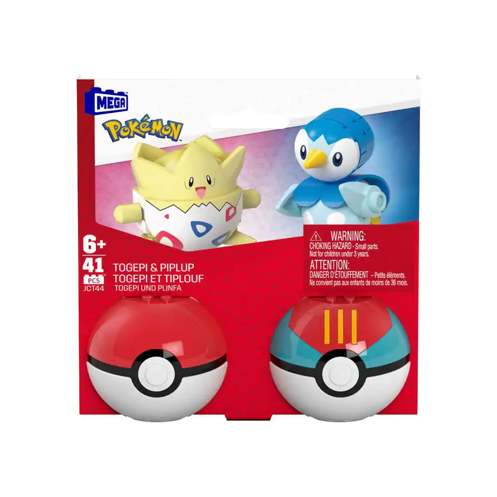 Pokémon MEGA stavebnice Poké Ball Collection: Piplup & Togepi fotografii produktu