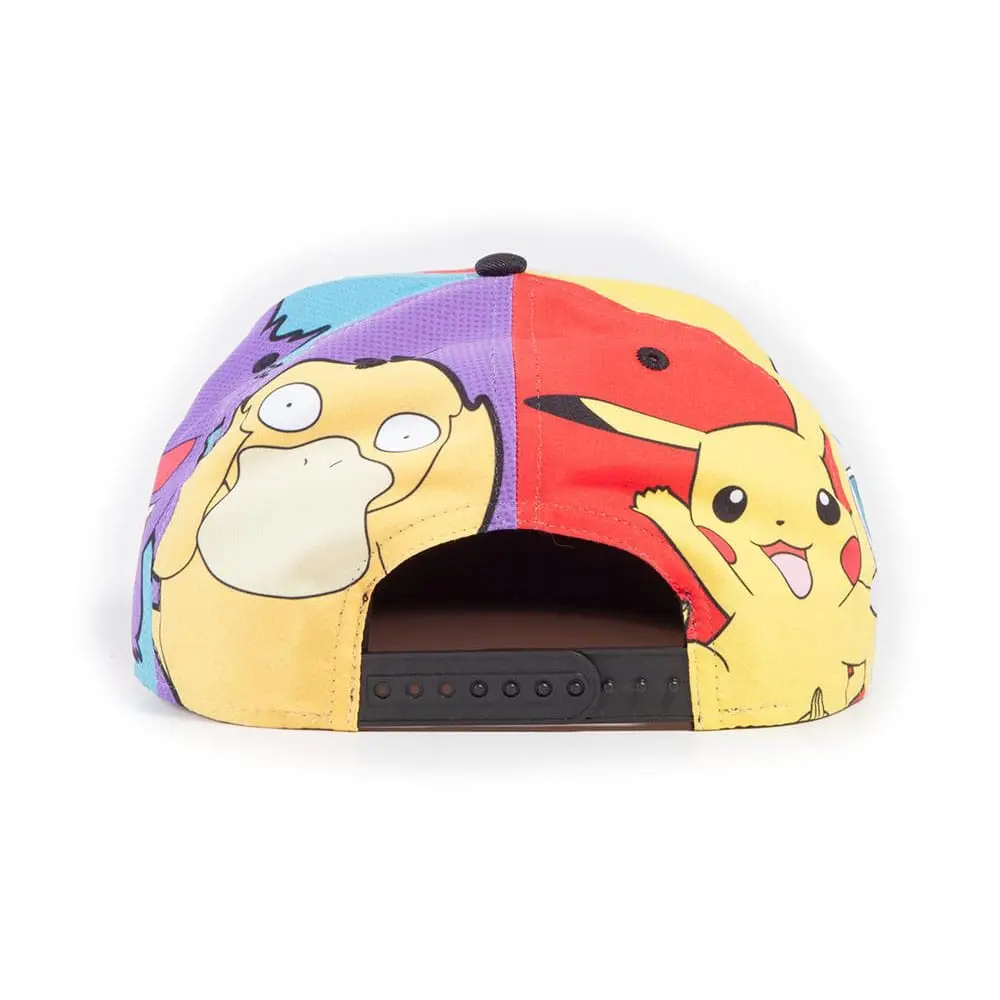 Pokemon Snapback Kšiltovka Multi Pop Art fotografii produktu