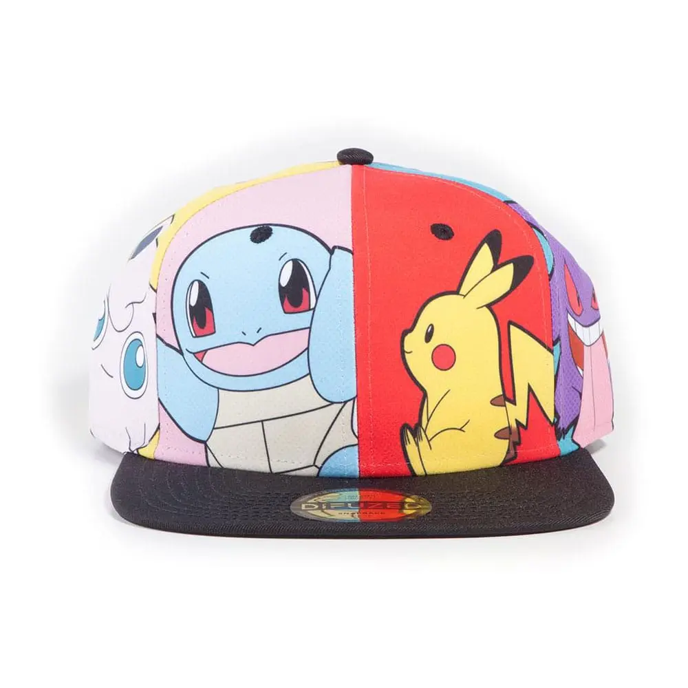 Pokemon Snapback Kšiltovka Multi Pop Art fotografii produktu