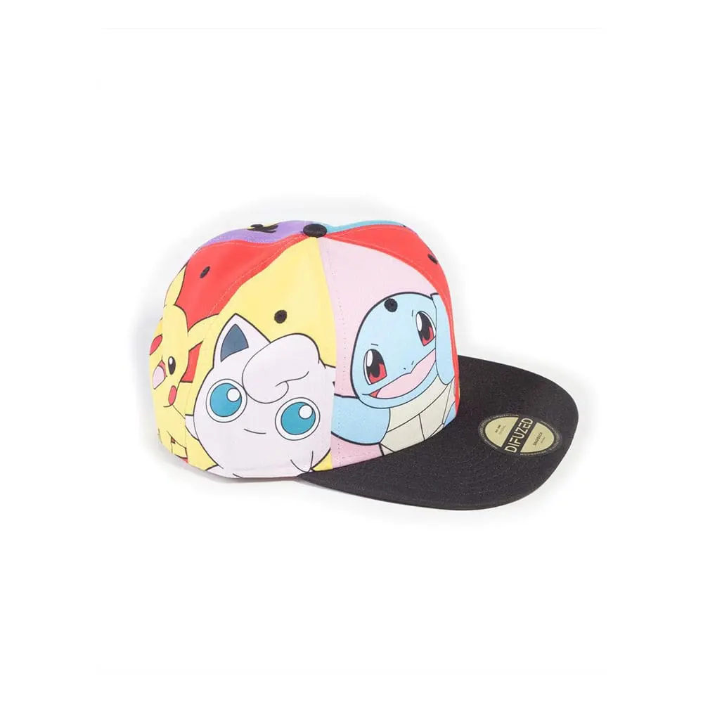 Pokemon Snapback Kšiltovka Multi Pop Art fotografii produktu