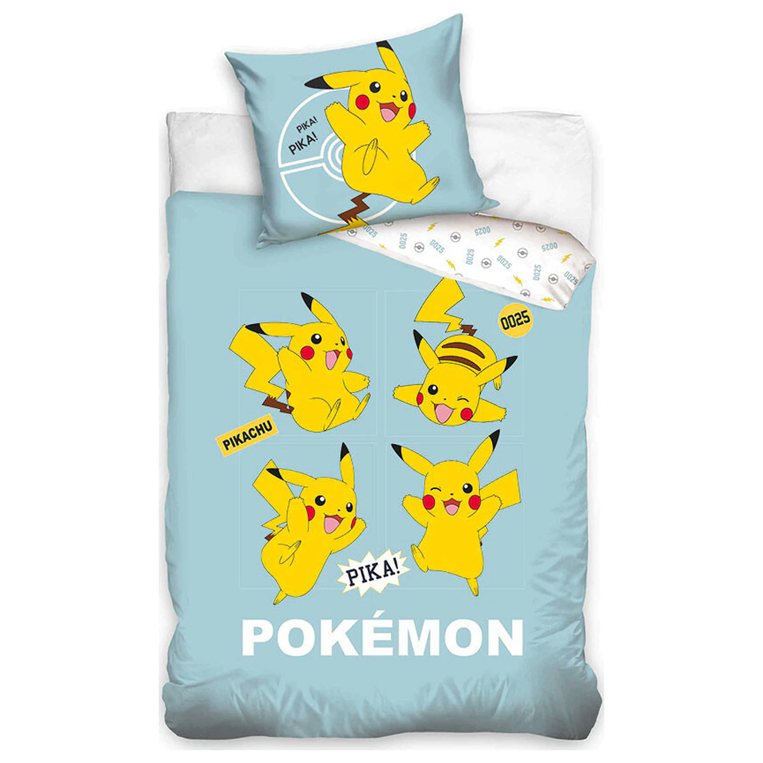 Pokémon Pikachu povlak na přikrývku fotografii produktu