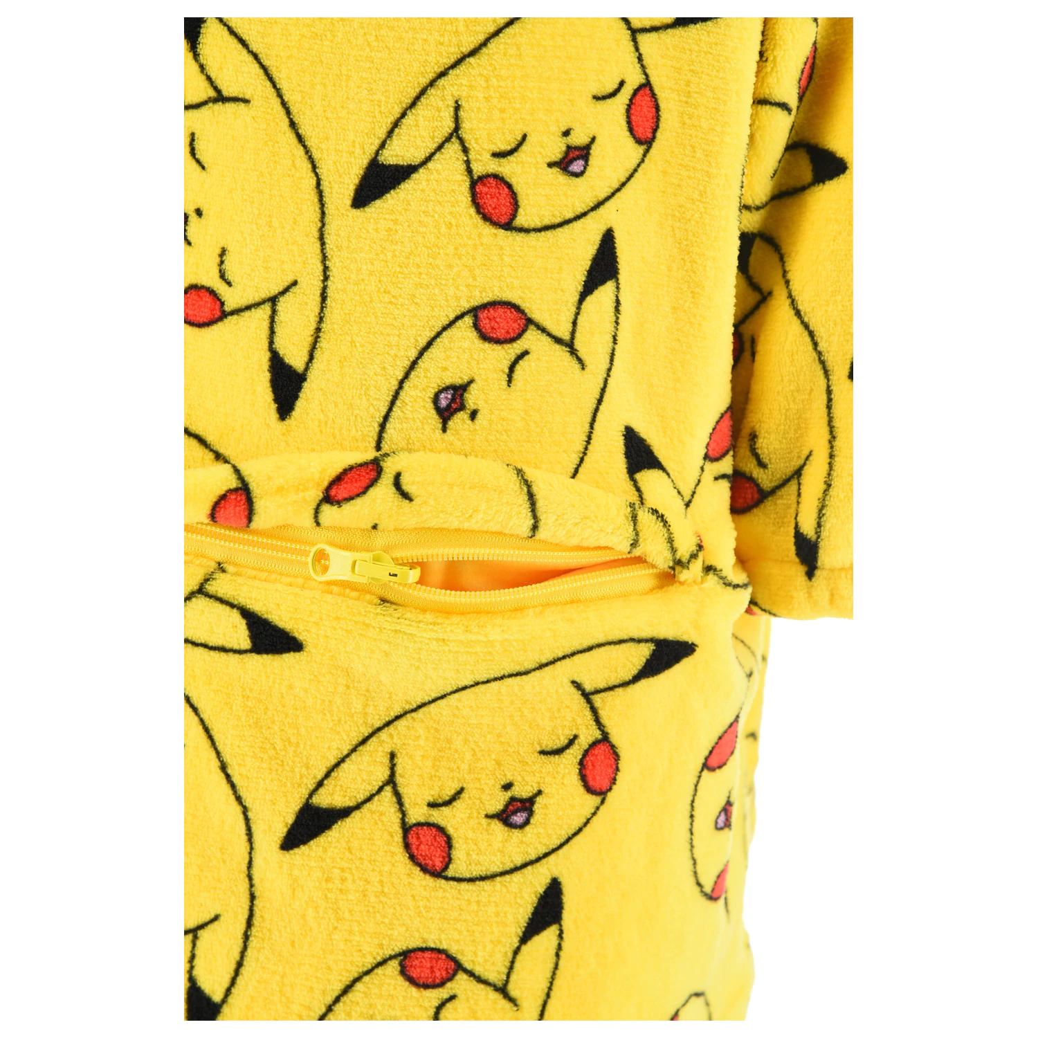 Pokémon Pikachu nositelná plyšová flísová deka pončo 10 let / 140 cm fotografii produktu