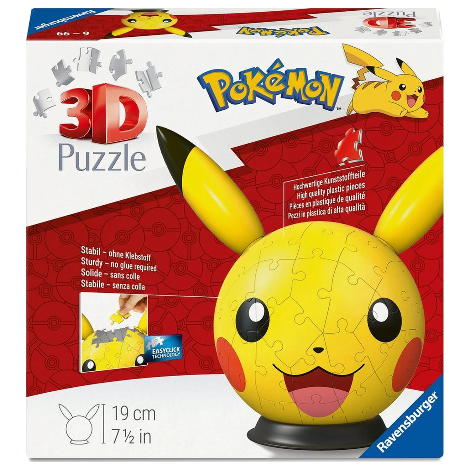 Pokemon Pikachu 3D puzzle koule fotografii produktu