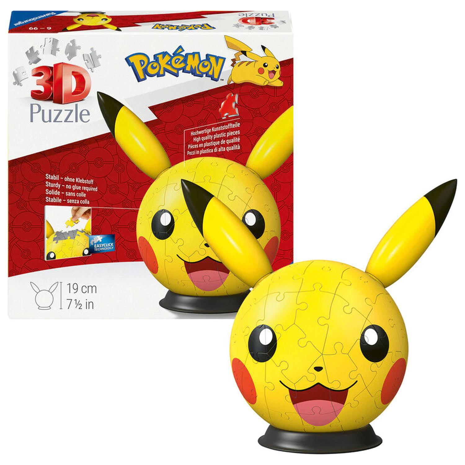 Pokemon Pikachu 3D puzzle koule fotografii produktu