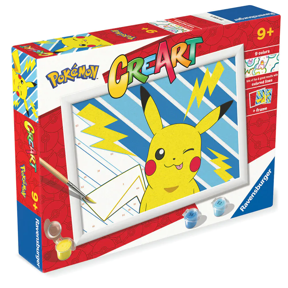 Pokemon Pikachu CreArt Malířská sada fotografii produktu