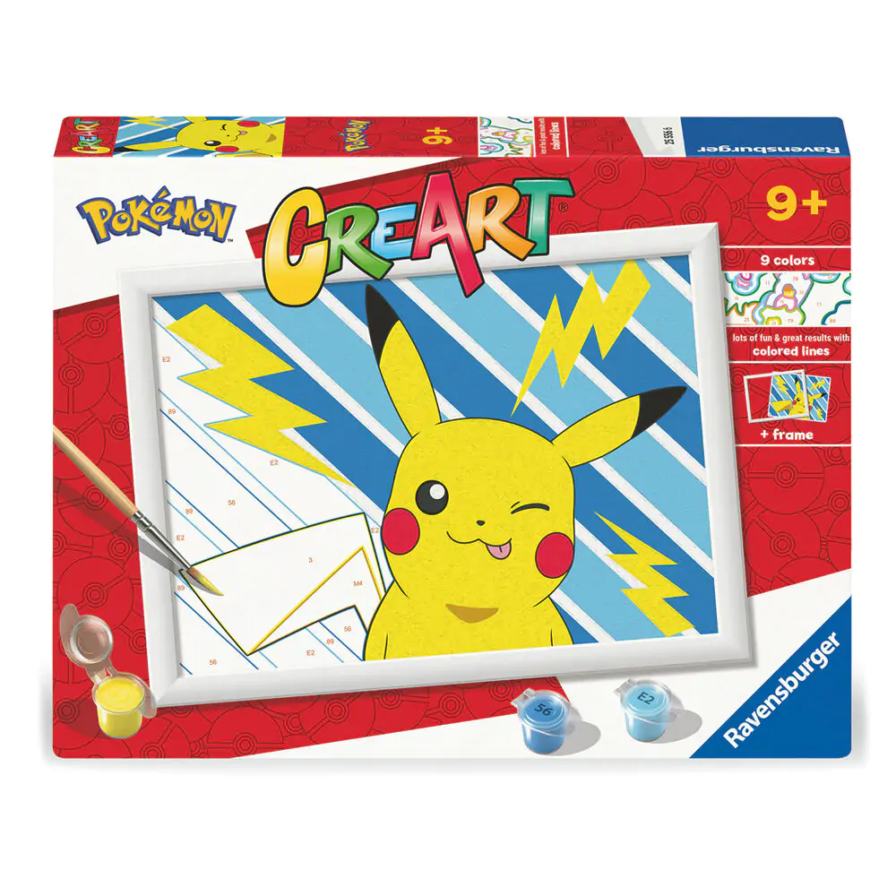 Pokemon Pikachu CreArt Malířská sada fotografii produktu