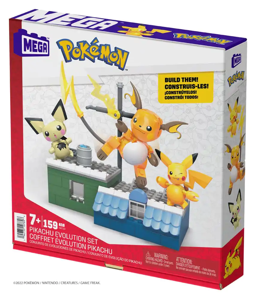 Pokémon MEGA Stavebnice Pikachu Evoluční Set fotografii produktu