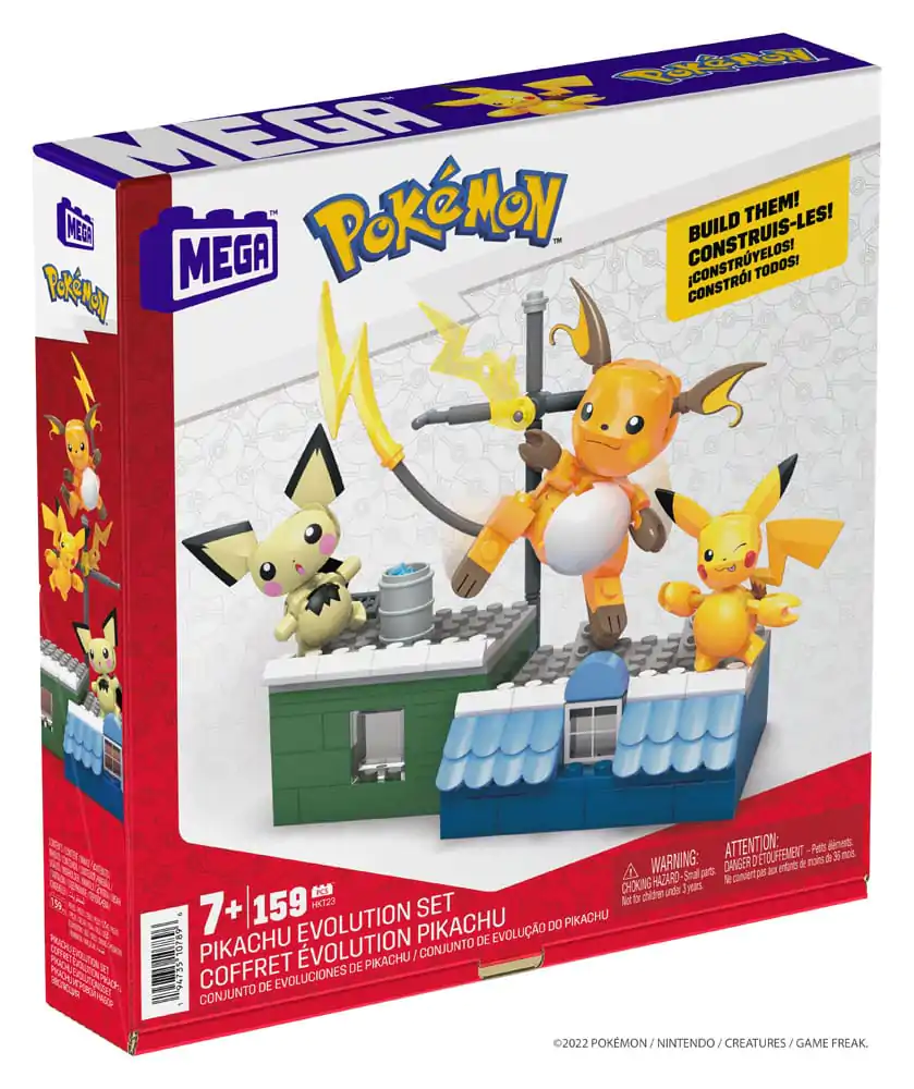 Pokémon MEGA Stavebnice Pikachu Evoluční Set fotografii produktu