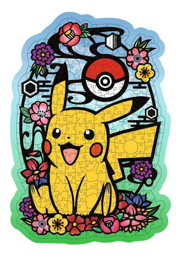 Pokémon DŘEVĚNÉ Puzzle Jigsaw Pikachu (300 dílků) fotografii produktu