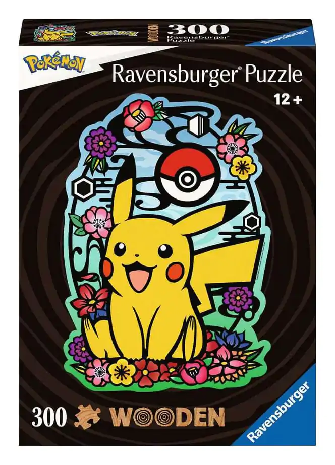 Pokémon DŘEVĚNÉ Puzzle Jigsaw Pikachu (300 dílků) fotografii produktu