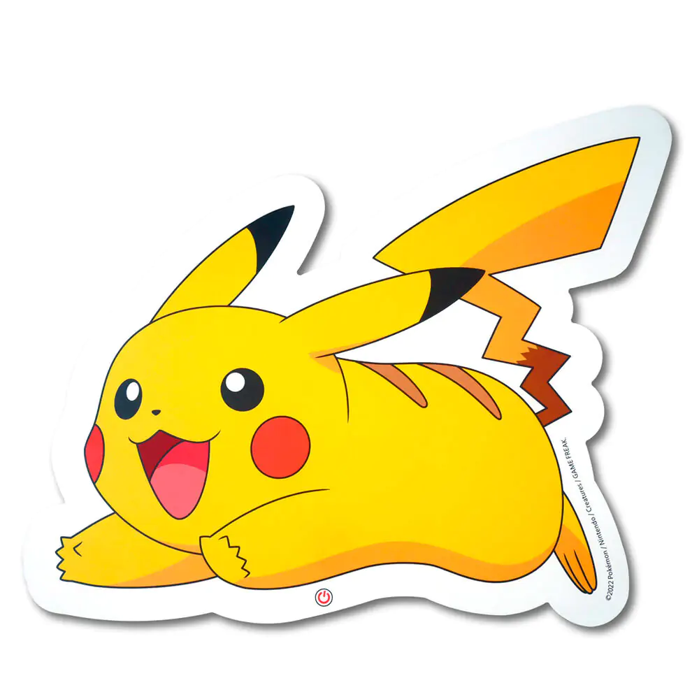 Pokémon LED nástěnná lampa Pikachu 22 cm fotografii produktu