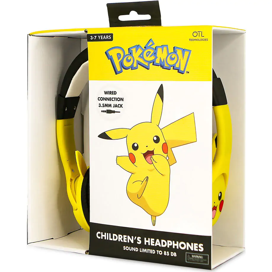 Dětská sluchátka Pokemon Pikachu fotografii produktu