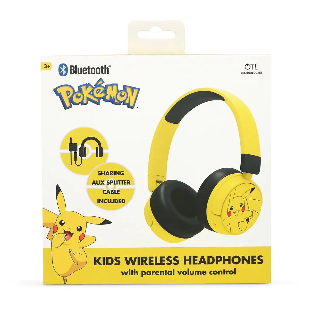 Pokemon Pikachu dětská sluchátka fotografii produktu
