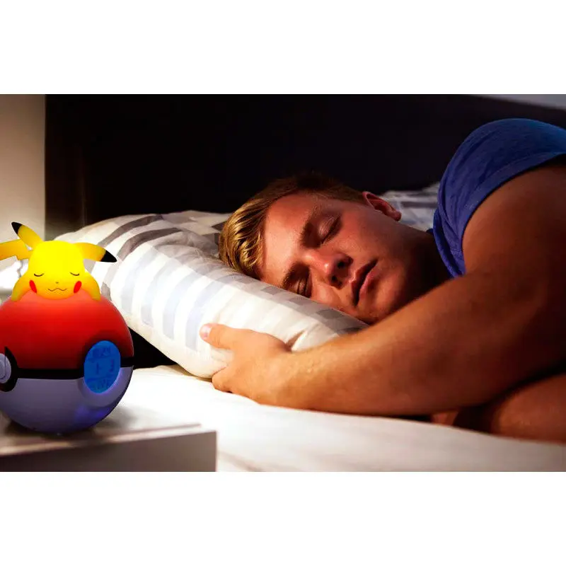 Pokémon Budík Pokeball se Světlem Pikachu 18 cm fotografii produktu