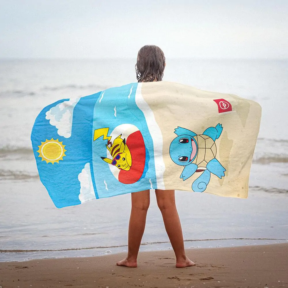 Pokemon Ručník Pikachu, Schiggy 70 x 140 cm fotografii produktu