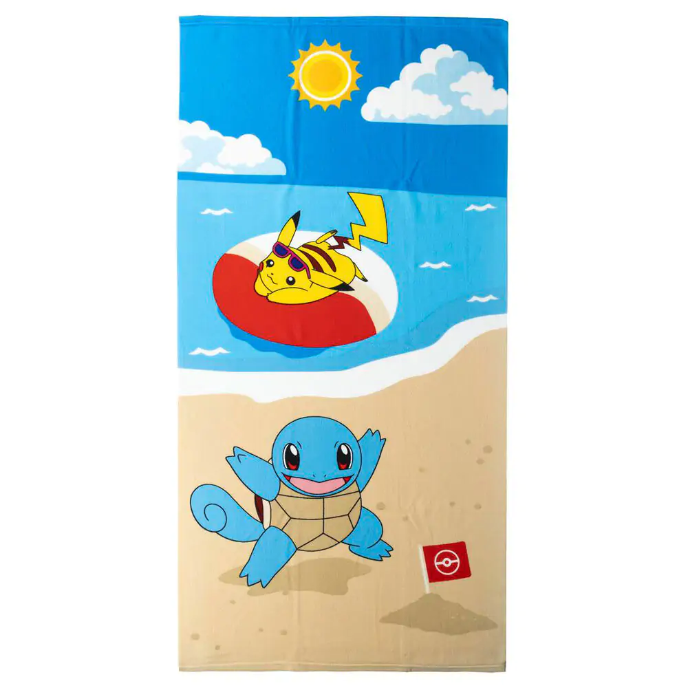 Pokemon Ručník Pikachu, Schiggy 70 x 140 cm fotografii produktu