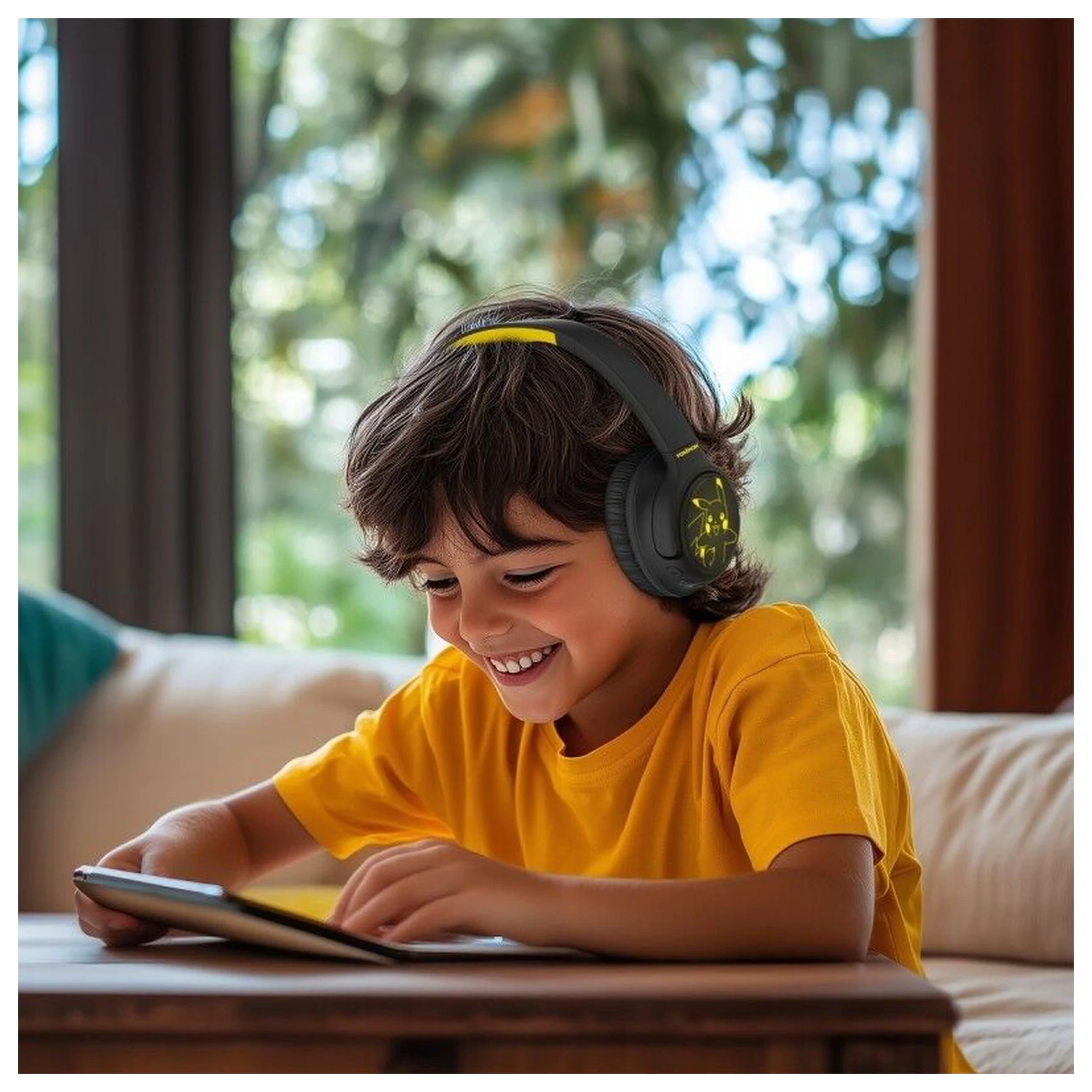 Pokemon Pikachu bezdrátová LED sluchátka fotografii produktu