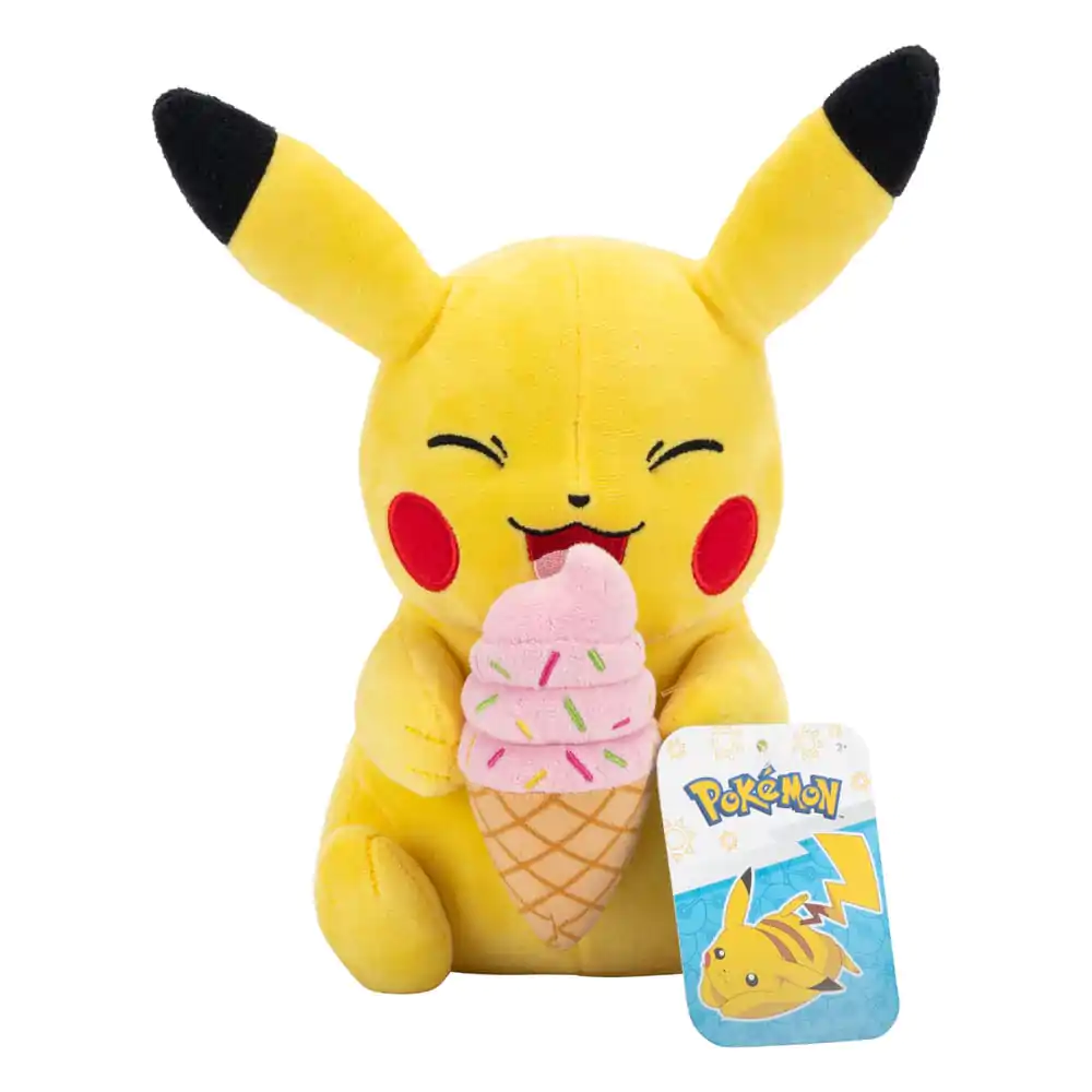 Pokémon plyšová figurka Pikachu se zmrzlinou 20 cm fotografii produktu
