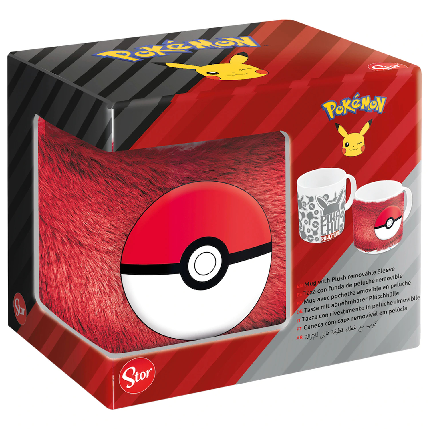 Pokémon Poké Ball plyšové pouzdro na hrnek 325 ml fotografii produktu