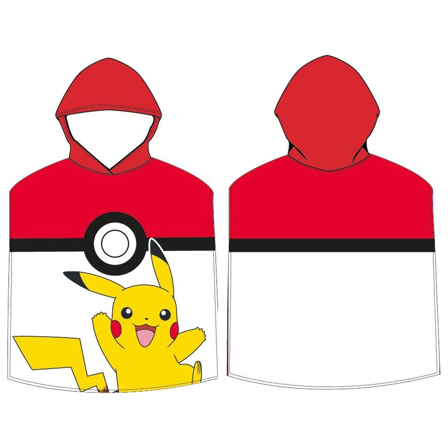 Pokémon Poké Ball plážové pončo ručník fotografii produktu