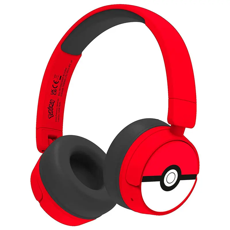 Pokemon Pokeball bezdrátová dětská sluchátka fotografii produktu