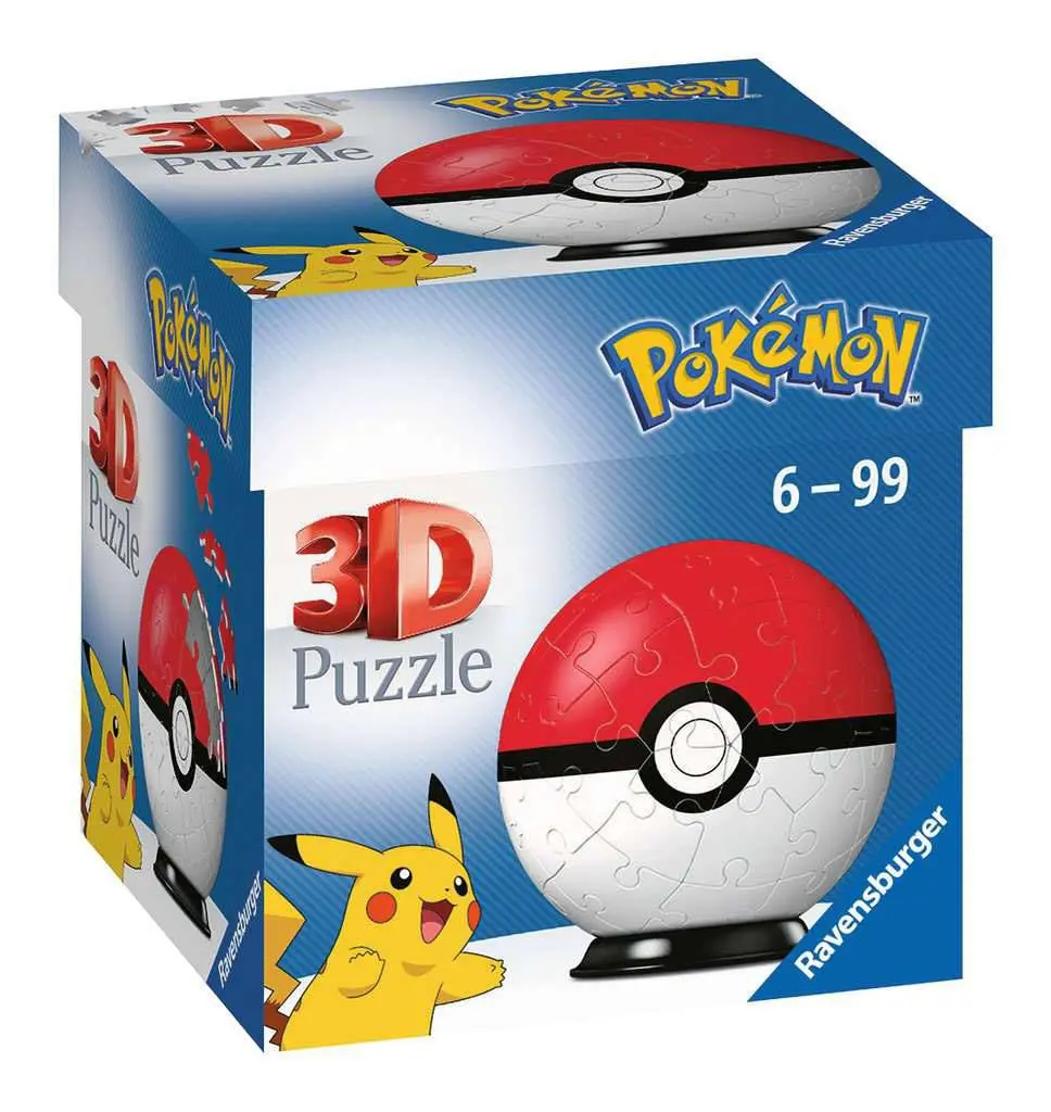 Pokémon 3D Puzzle Pokéballs: Classic (55 dílků) fotografii produktu