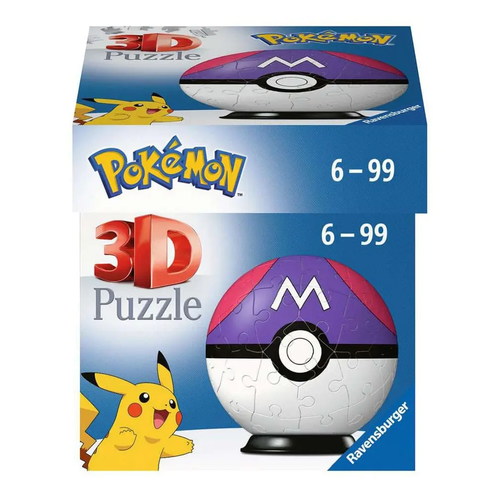 Pokémon 3D puzzle Pokébaly: Master Ball (54 dílků) fotografii produktu