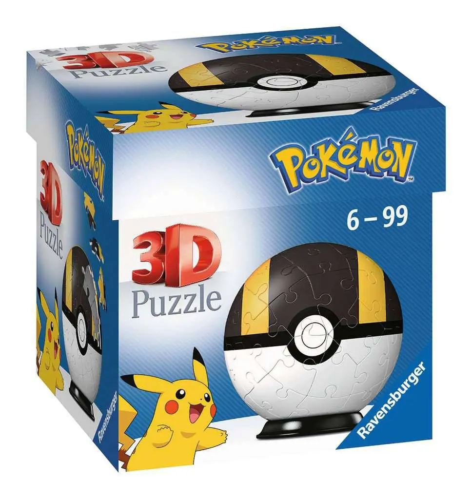 Pokémon 3D skládačka Pokébaly: Ultra Ball (54 dílků) fotografii produktu