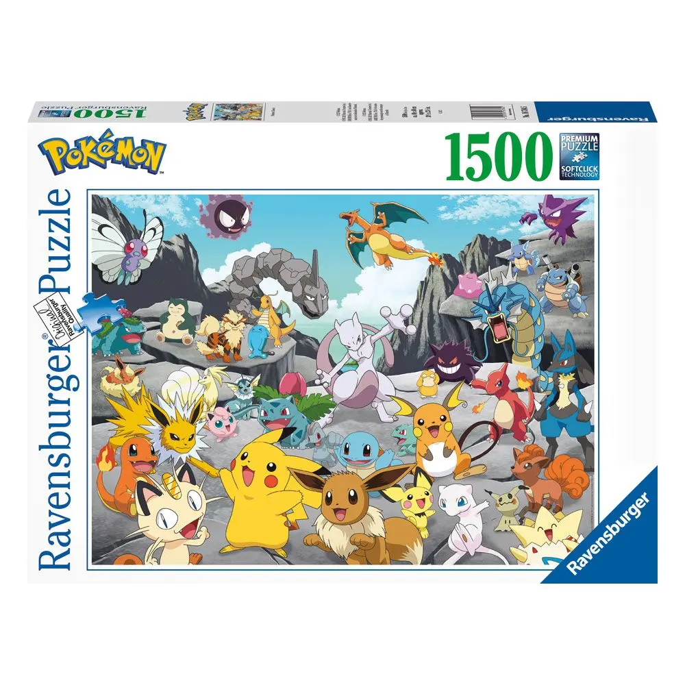 Pokémon Puzzle Skládačka Pokémon Classics (1500 dílků) fotografii produktu