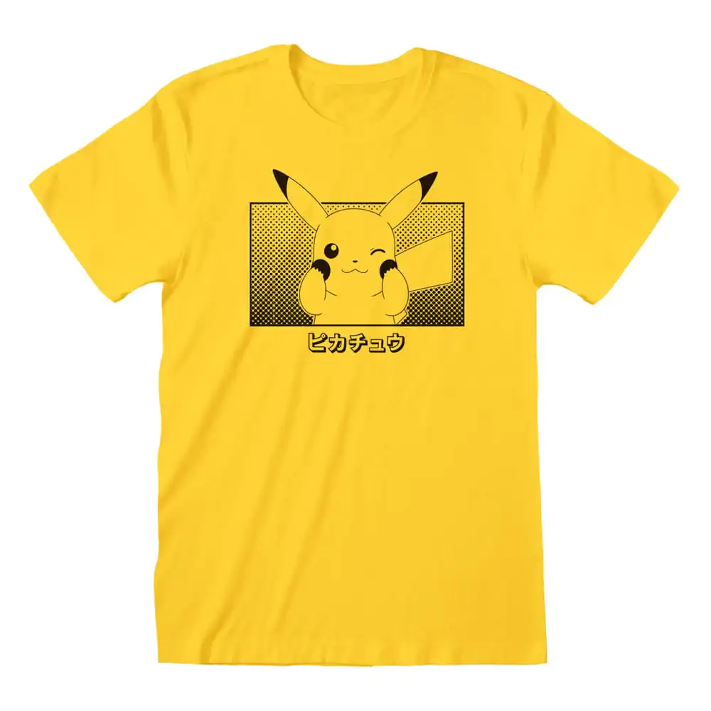 Pokemon tričko Pikachu Katakana fotografii produktu