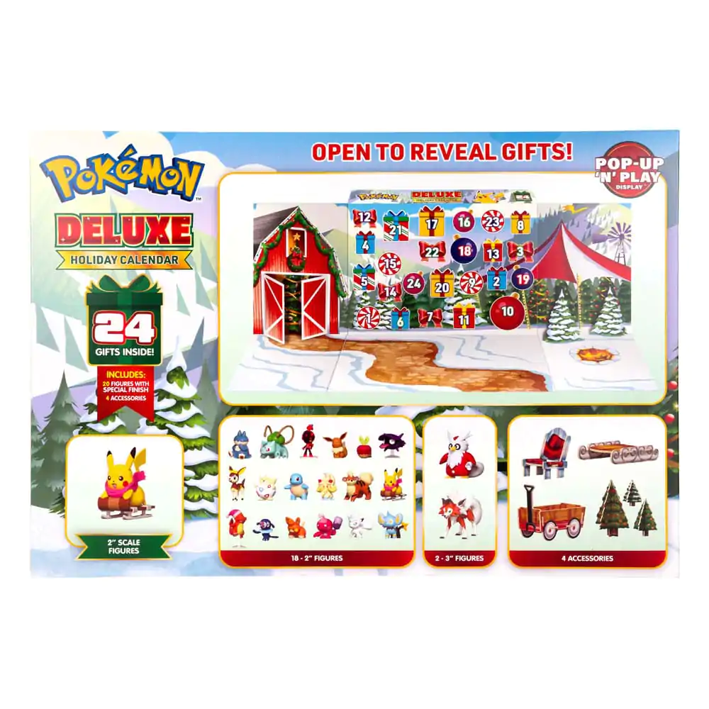 Pokémon rozkládací a hrací deluxe adventní kalendář sváteční 2025 *verze EN* fotografii produktu