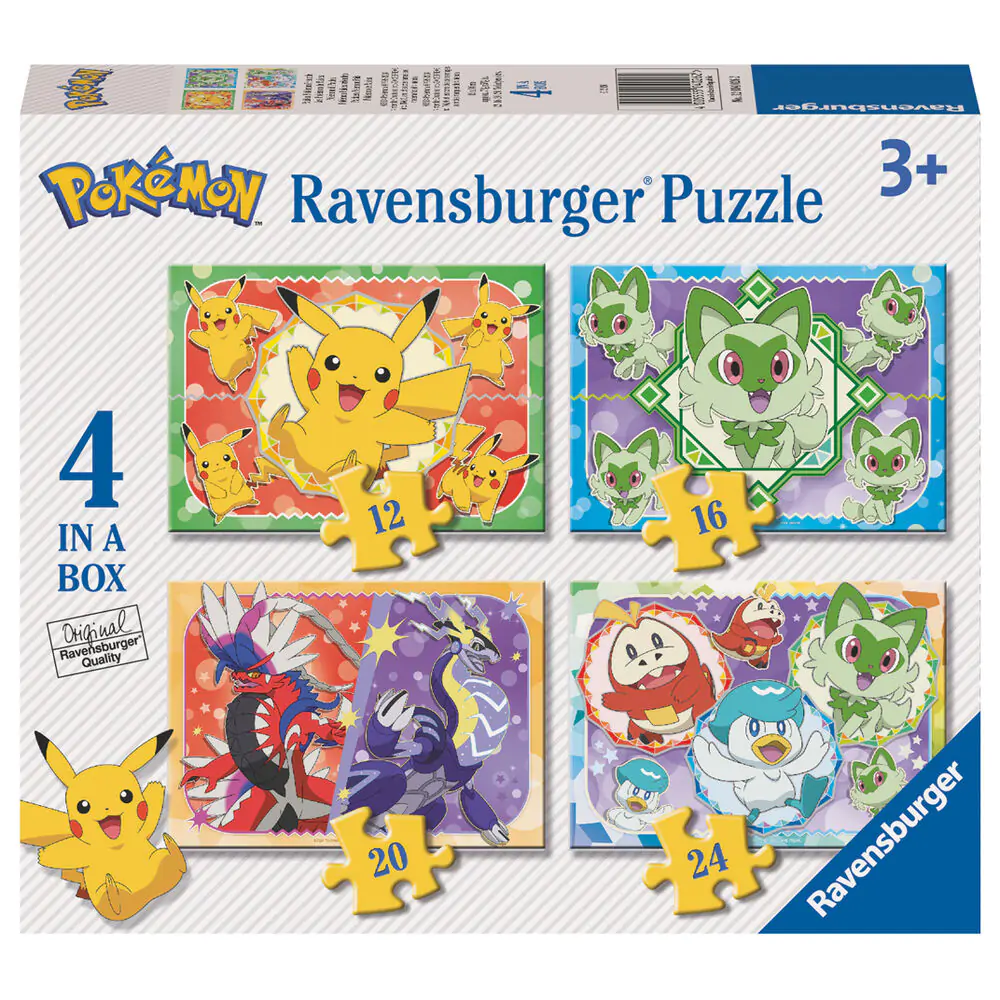 Pokemon puzzle 12-16-20-24 dílků fotografii produktu