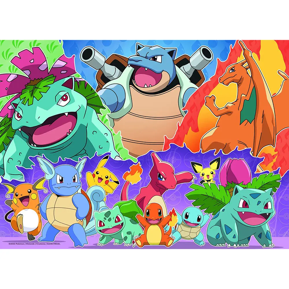 Pokemon puzzle 4x100 dílků fotografii produktu