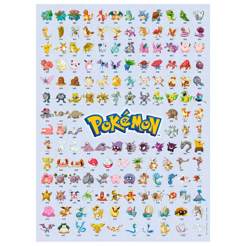 Pokémon Puzzle (500 dílků) fotografii produktu