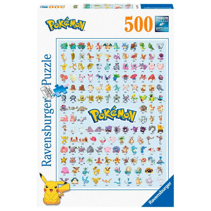 Pokémon Puzzle (500 dílků) fotografii produktu