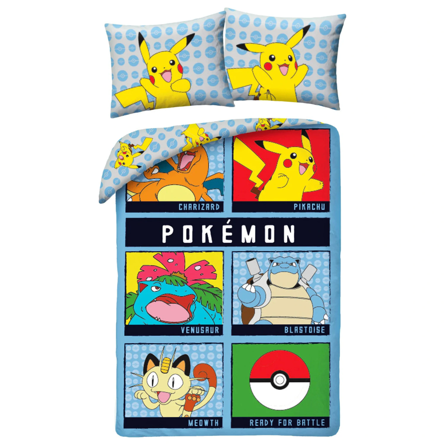 Pokemon Ready for Battle povlak na přikrývku fotografii produktu