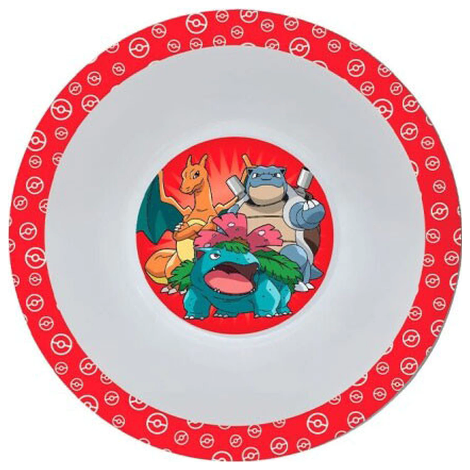 Pokémon Red plastový hluboký talíř fotografii produktu