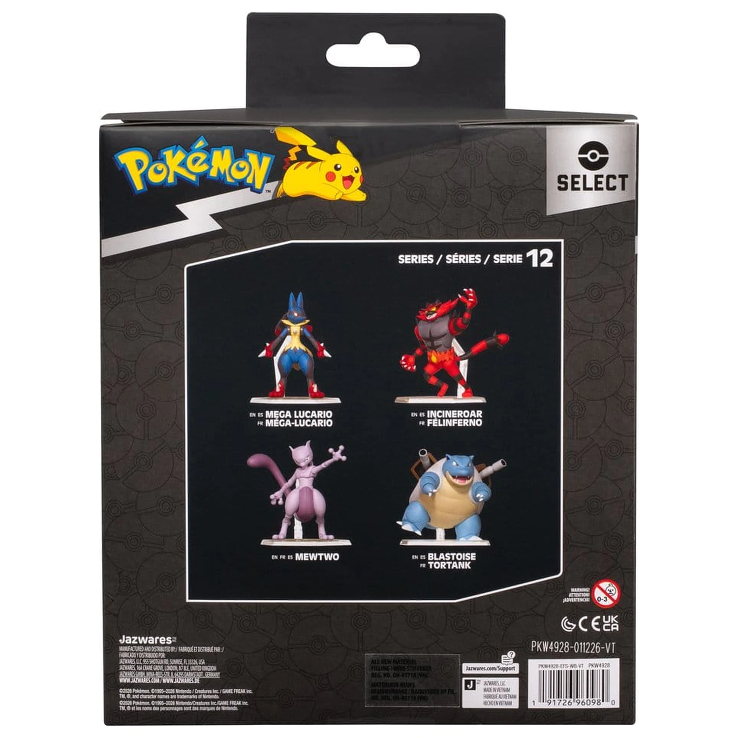 Pokémon Select Super-Articulated Akční figurka Mega Lucario fotografii produktu