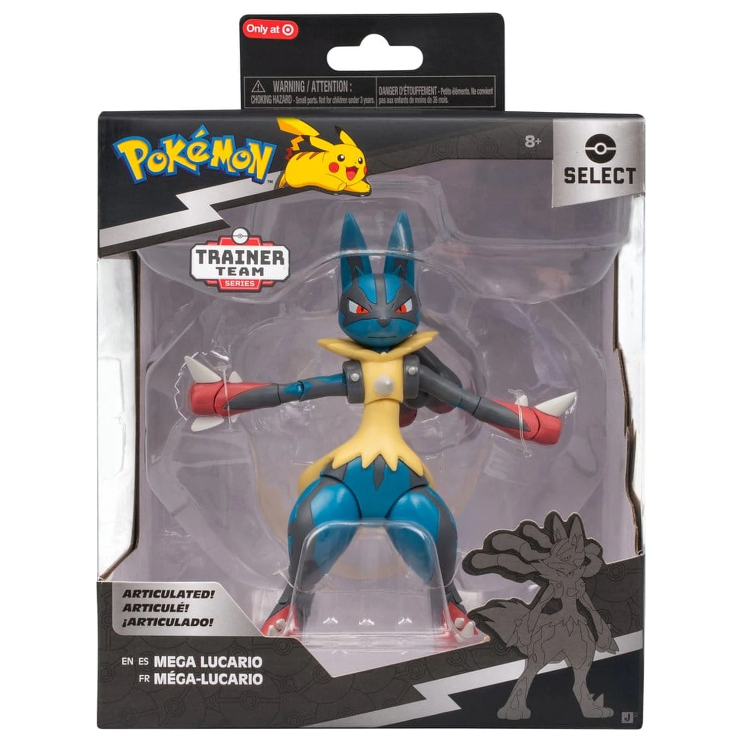 Pokémon Select Super-Articulated Akční figurka Mega Lucario fotografii produktu