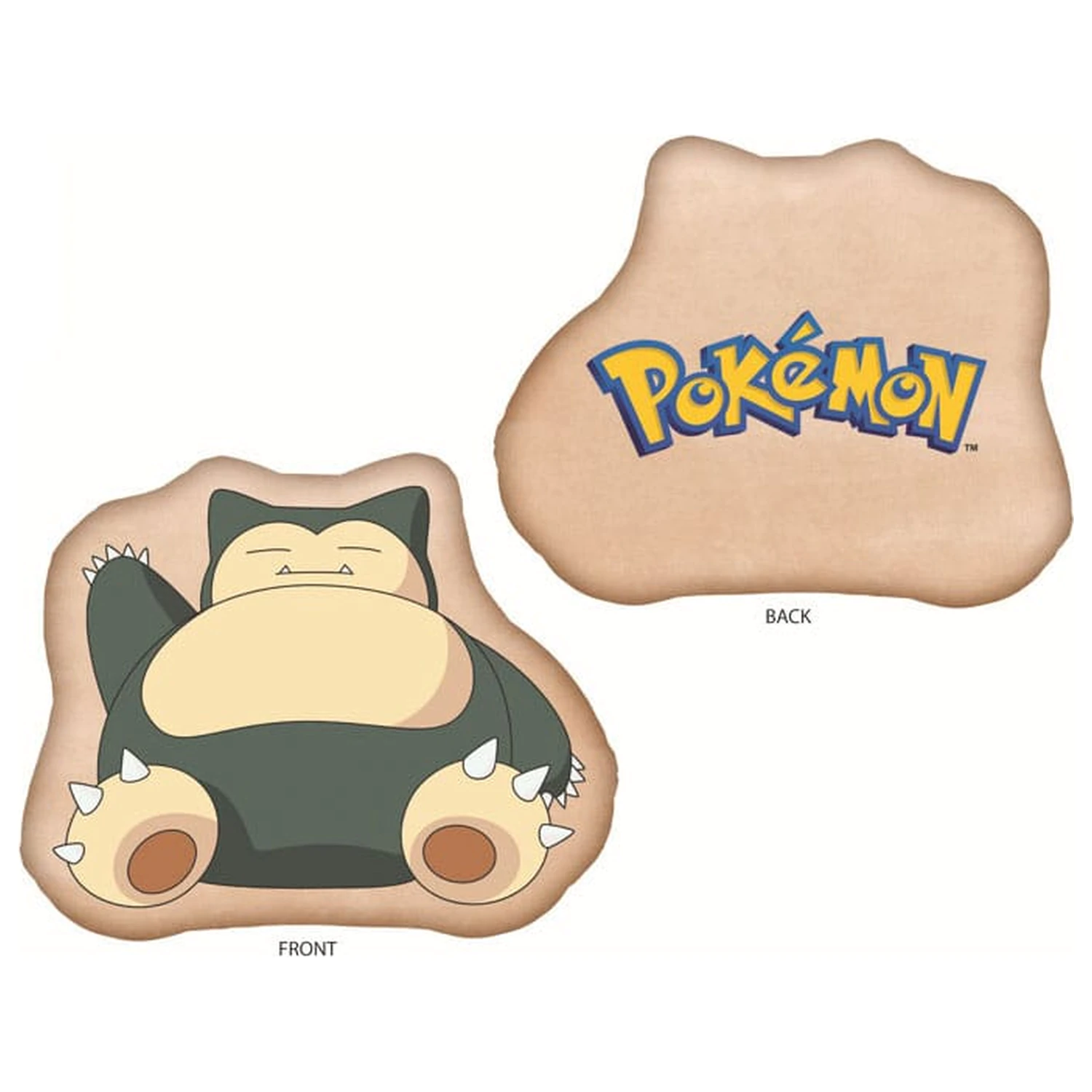 Pokemon Polštář Snorlax hnědý 36 cm fotografii produktu