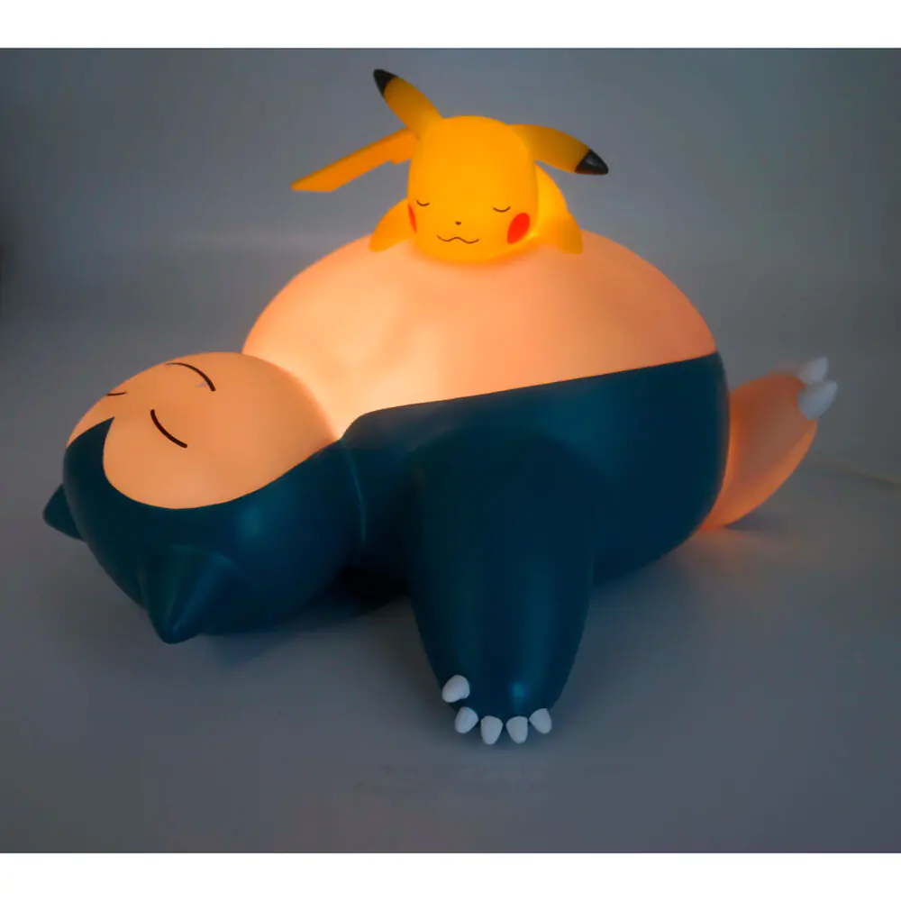 Pokémon LED světlo Snorlax a Pikachu spící 25 cm fotografii produktu