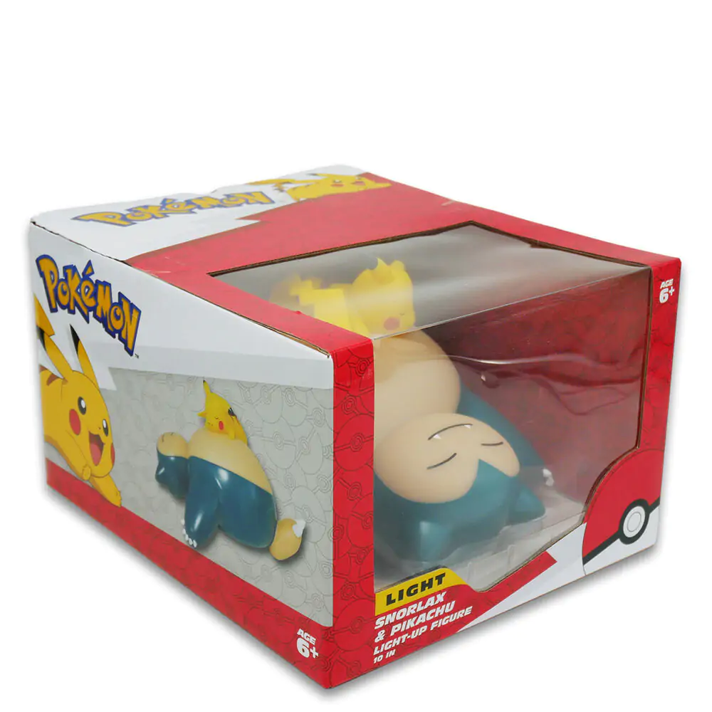 Pokémon LED světlo Snorlax a Pikachu spící 25 cm fotografii produktu
