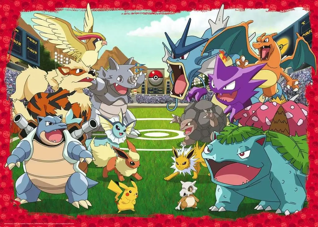 Pokémon Puzzle Stadium (1000 dílků) fotografii produktu